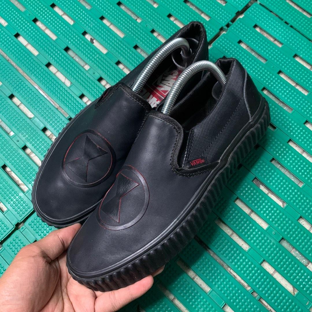 Marvel black cheap widow vans