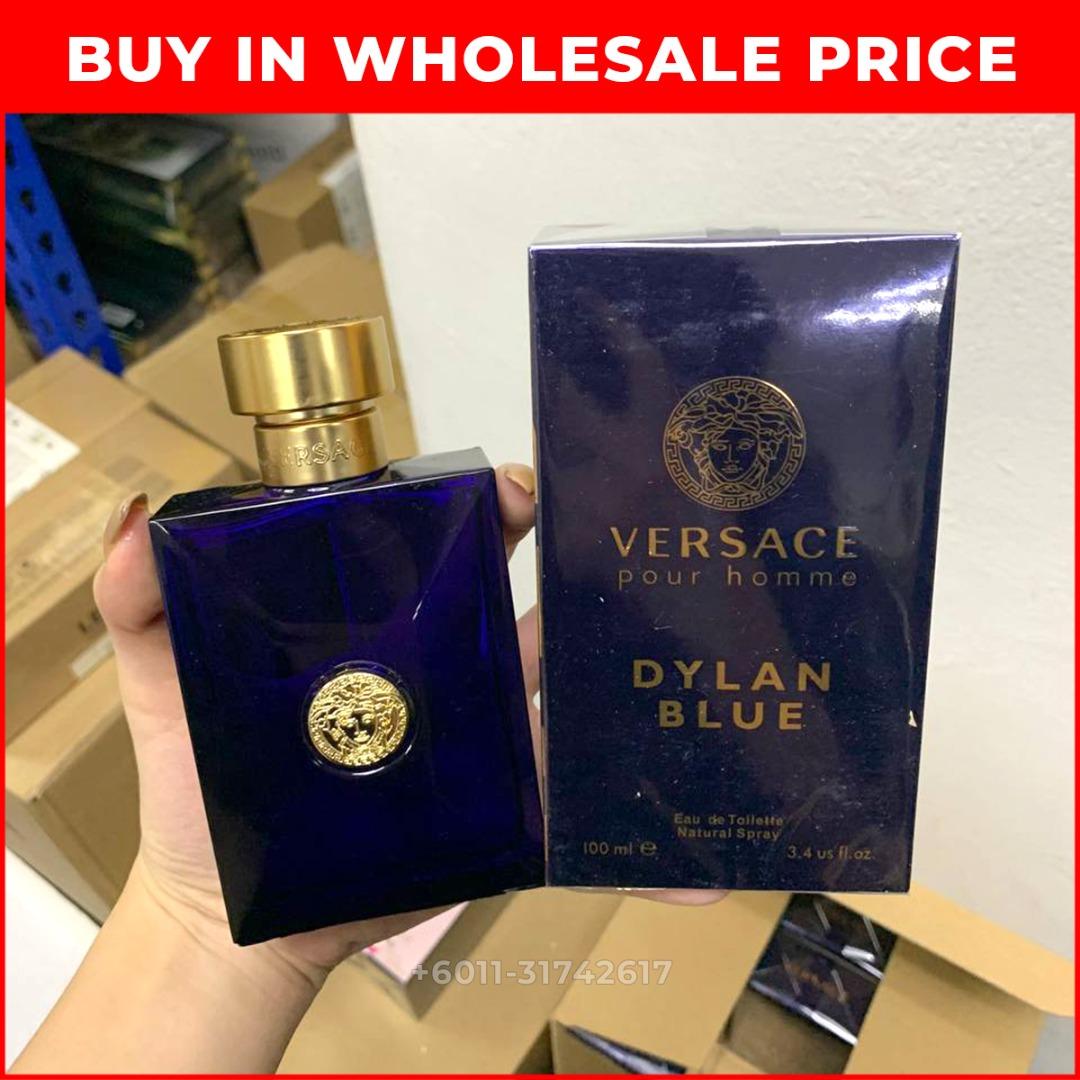  Versace Dylan Blue Mini Eau de Toilette Splash for Men, 0.17  Ounce : Beauty & Personal Care