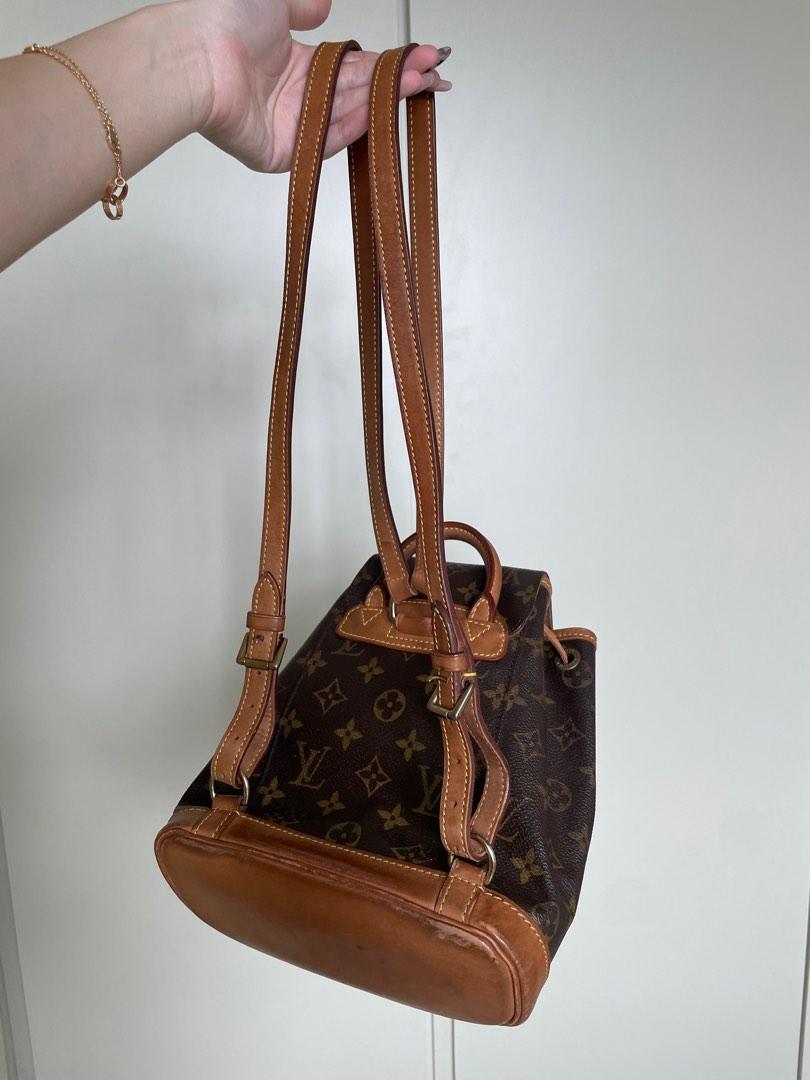 Vintage LV Montsouris Backpack, Luxury, Bags & Wallets on Carousell