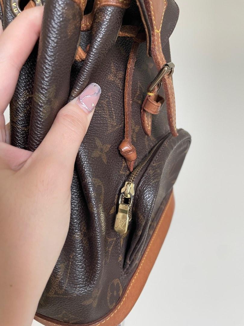 Vintage LV Montsouris Backpack, Luxury, Bags & Wallets on Carousell