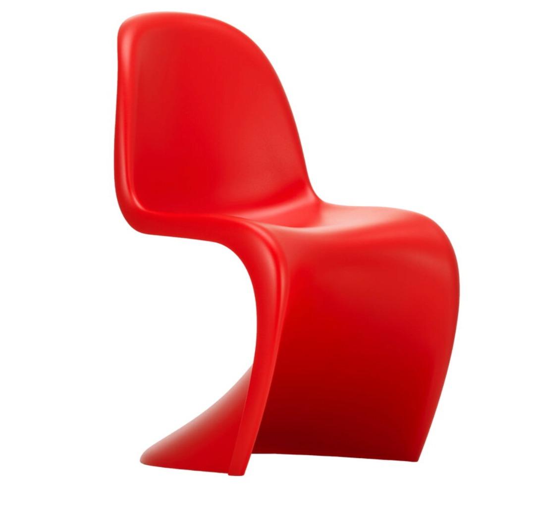 Vitra Panton chair, classic red, Furniture & Home Living, Furniture