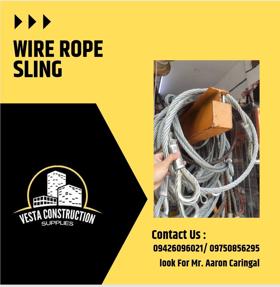 Wire Rope Sling, Commercial & Industrial, Construction Tools ...