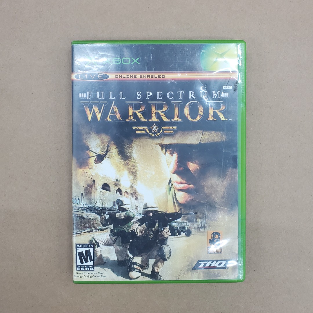 Xbox 系列 : Full Spectrum Warrior (Without manual 欠說明書), 電子遊戲, 電子遊戲, Xbox ...