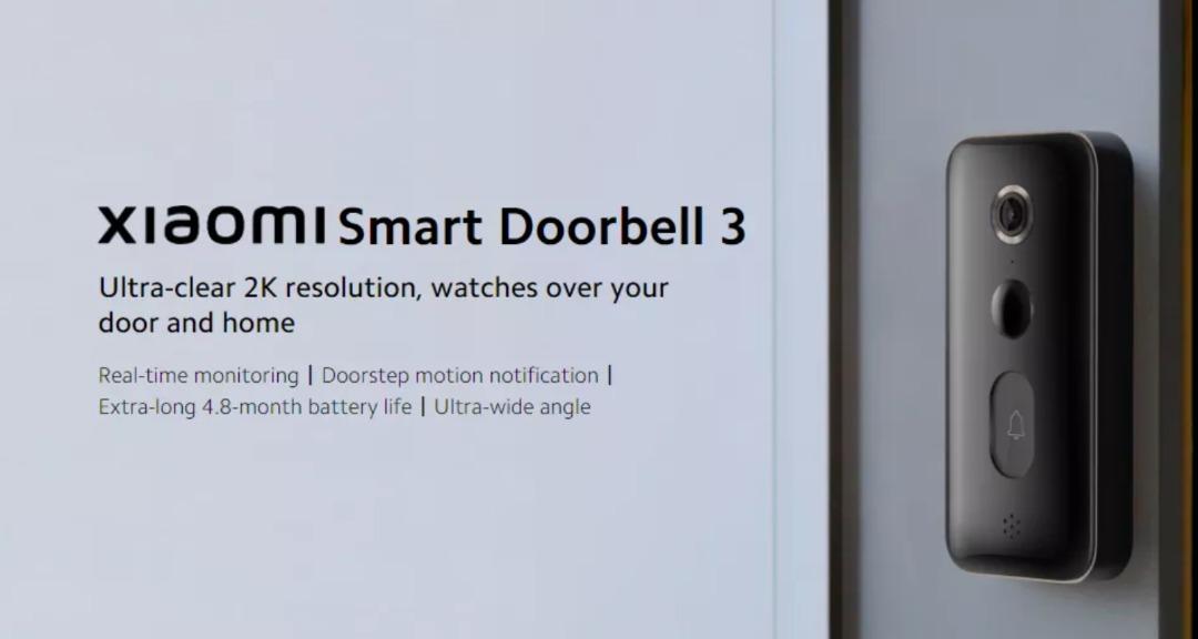 XIAOMI BHR5416GL BLACK SMART DOORBELL 3 - 1 YEAR XIAOMI WARRANTY ...
