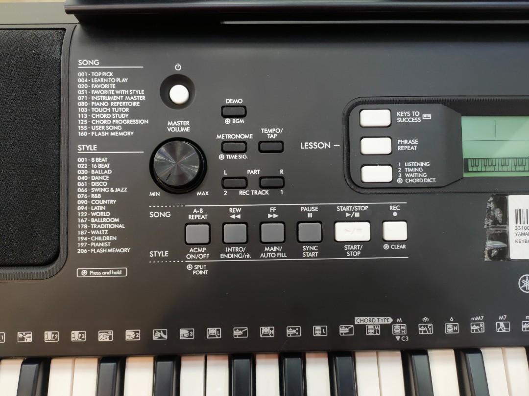 Yamaha PSRE373 61Key Portable Keyboard, Hobbies & Toys, Music & Media