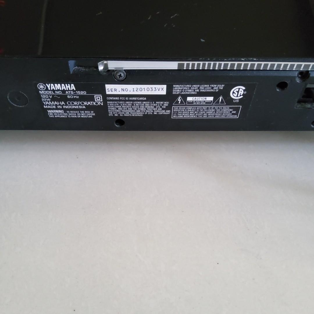 Yamaha ats sale 1520 soundbar