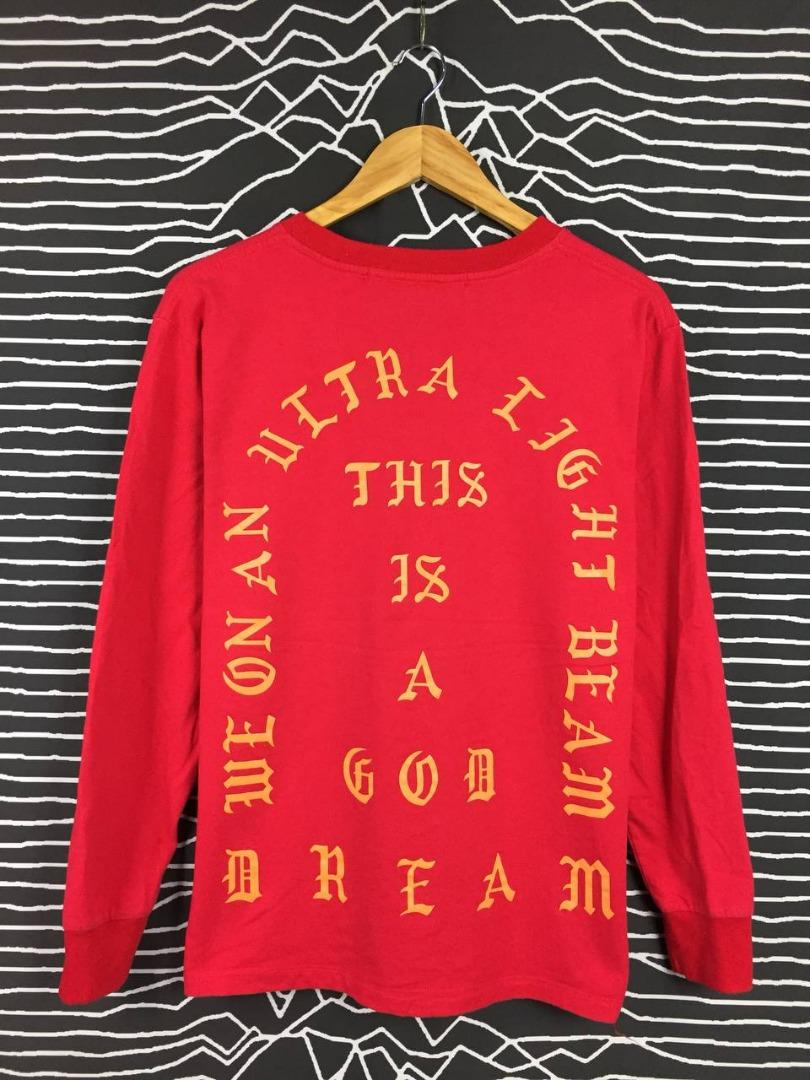 KANYE WEST Yeezy Rise As 1 Medium Long Sleeve Shirt lightly Used Life Of  Pablo