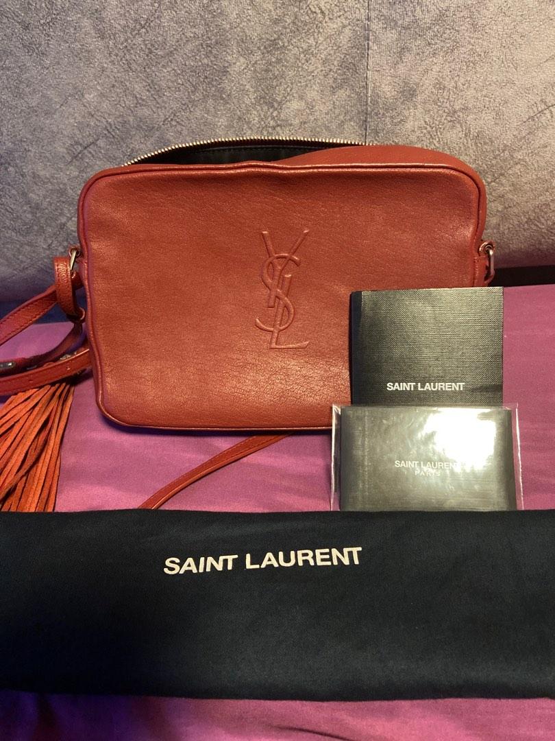 Ysl smooth 2025 leather camera bag