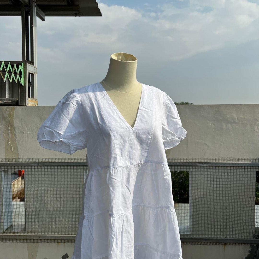 Dress putih zara clearance