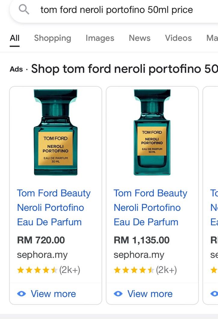 1000% Original Tom Ford Neroli Portofino, Beauty & Personal Care, Fragrance  & Deodorants on Carousell