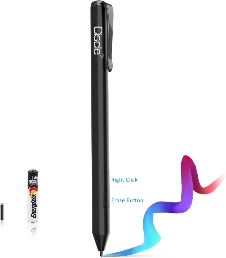 [1580] Ciscle Surface Pen, Digital Stylus Pen with High-Precision 1.0 ...