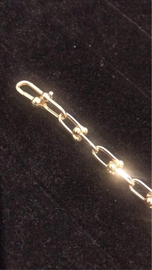 18k Saudi gold tiffany hardware inspired design, Women's Fashion