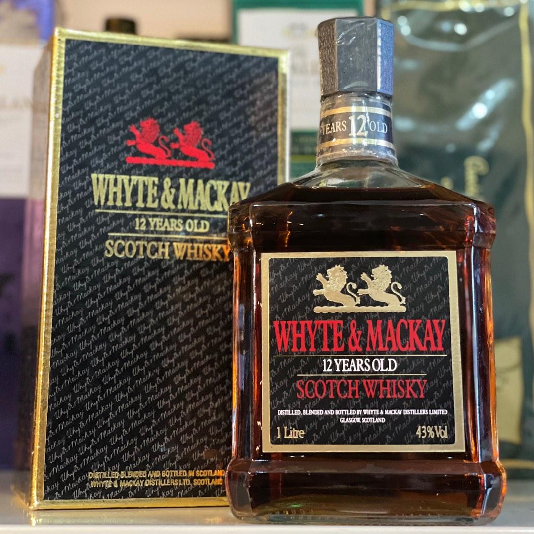 WHYTE & MACKAY 12 YEARS OLD 1L WHYTE & MACKAY 12 YEARS OLD 1L