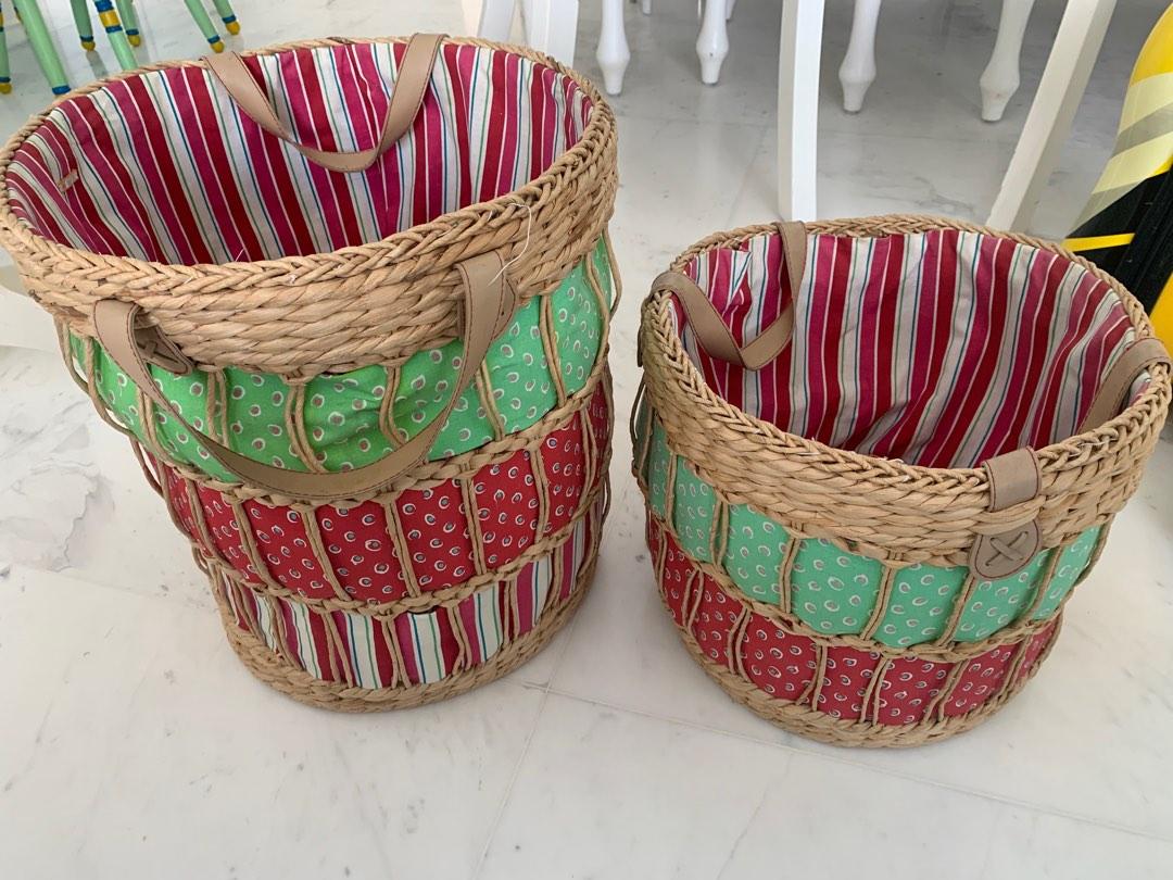 2 lovely toy storage baskets, Babies & Kids, Baby Nursery & Kids Furniture, Kids' Wardrobes