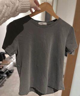 2 Women Black tops (Cotton On) - 1 crop top, 1 normal tee