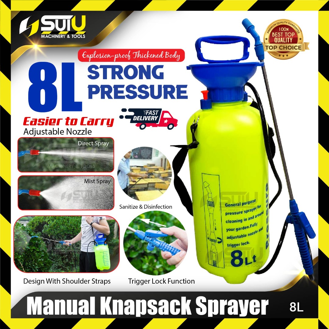 8L Manual Knapsack Sprayer / Pressure Sprayer / Chemical ...