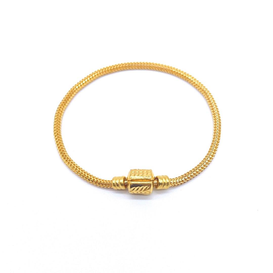 916 Gold Pandora Charm Bracelet Women s Fashion Jewelry