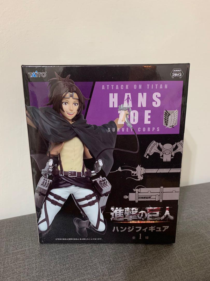 進擊的巨人公仔 漢吉佐耶 韓吉 全新品 日版 景品 稀有絕版, 興趣及遊戲, 玩具與遊戲在旋轉拍賣