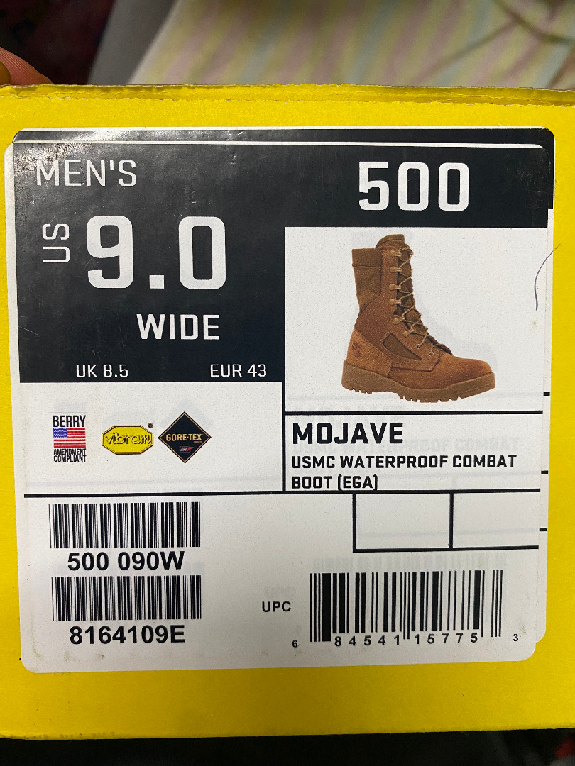 公版軍靴Belleville 500 USMC Waterproof Goretex Combat Boot 防水