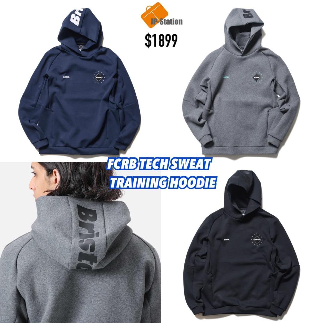 日本代購FCRB ???????? 2022-23AW 新作TECH SWEAT TRAINING Hoodie, 預購- Carousell