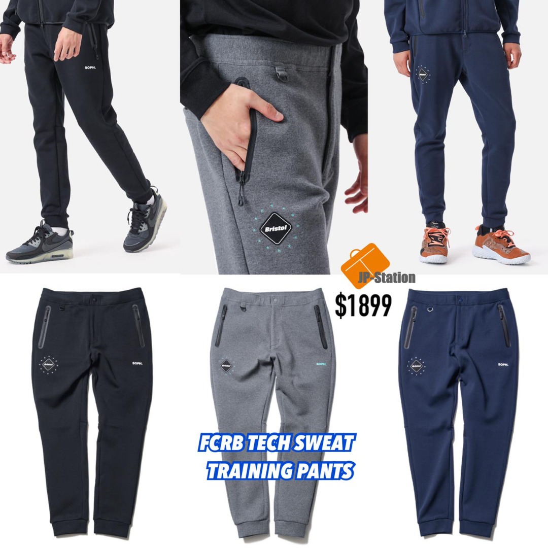 黒 ＬTECH SWEAT TRAINING PANTS fcrb 23ssブリストル