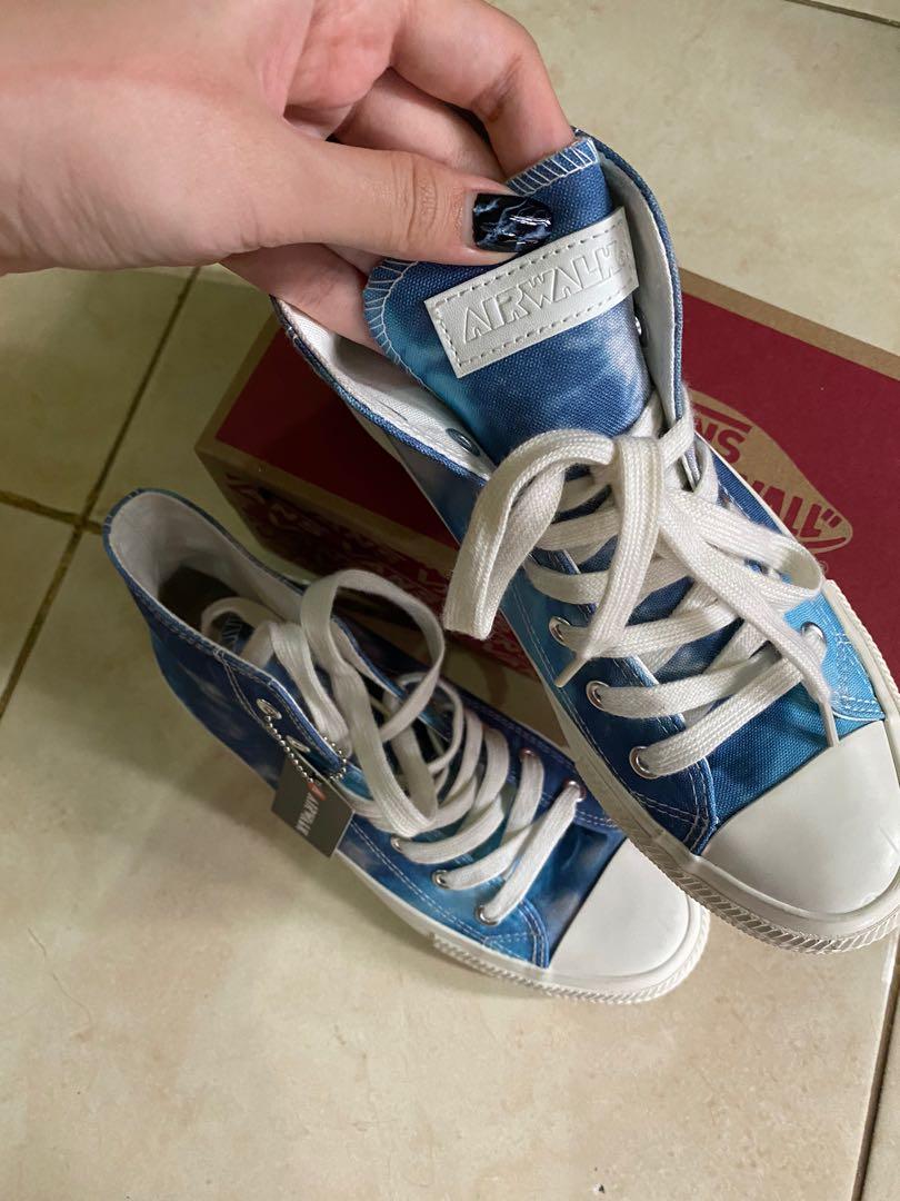 airwalk sneakers high galaxy tie dye look alike converse 90s, Fesyen