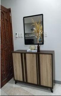 ALverstone Console Table Console Cabinet with Mirror, High Quality