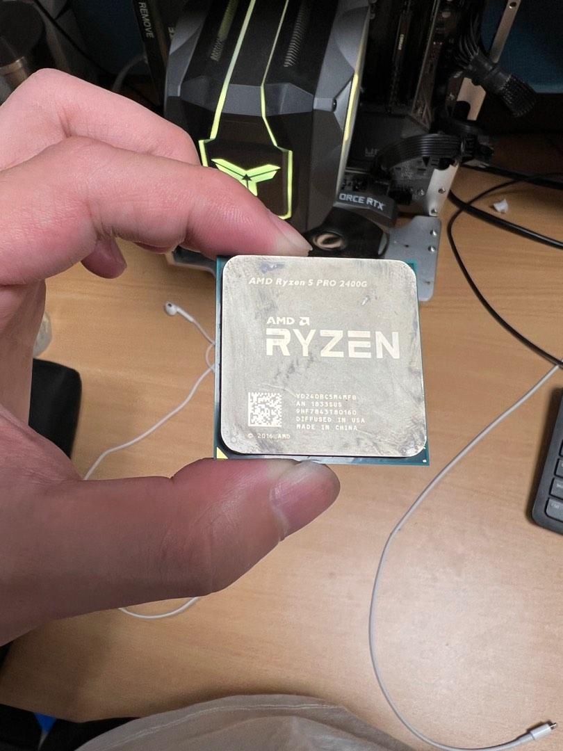 AMD ryzen 2400G, Computers & Tech, Parts & Accessories, Computer Parts ...