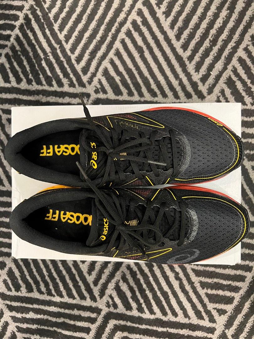Asics noosa ff black gold top