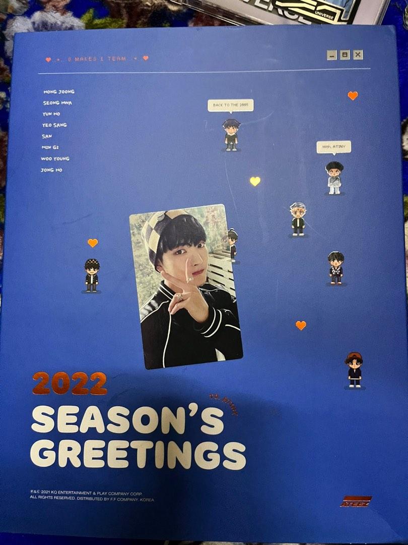 Ateez Season greetings with hongjoong pc, Hobbies & Toys, Collectibles