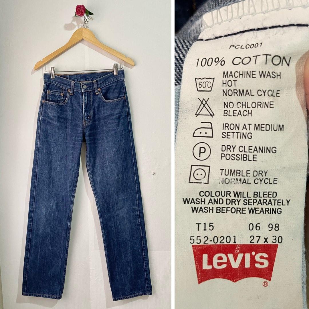 Auth Levis 552 mid rise straight jeans, Women's Fashion, Bottoms, Jeans on  Carousell