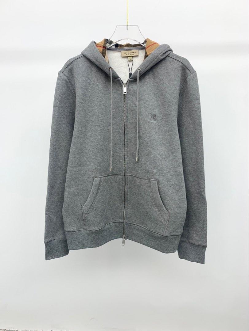 Authentic brand new with tags Burberry Clarendon zip up hoodie PREORDER,  Luxury, Apparel on Carousell
