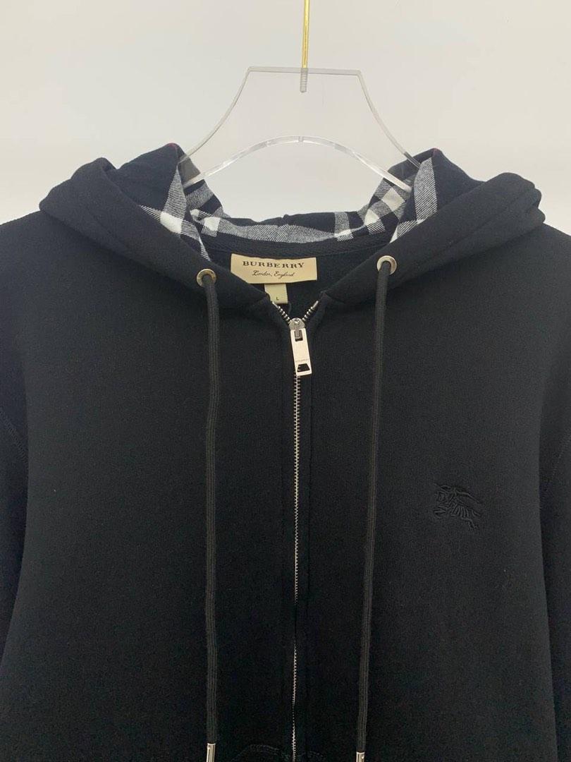 Authentic brand new with tags Burberry Clarendon zip up hoodie PREORDER,  Women's Fashion, Coats, Jackets and Outerwear on Carousell