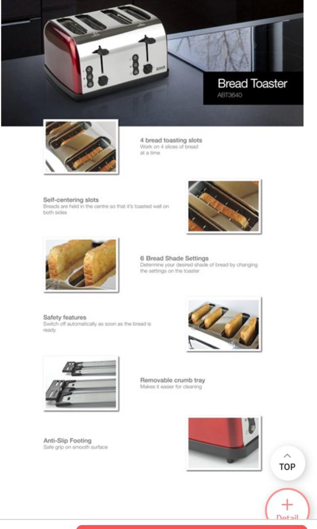 Aztech bread toaster, TV & Home Appliances, Kitchen Appliances, Ovens ...