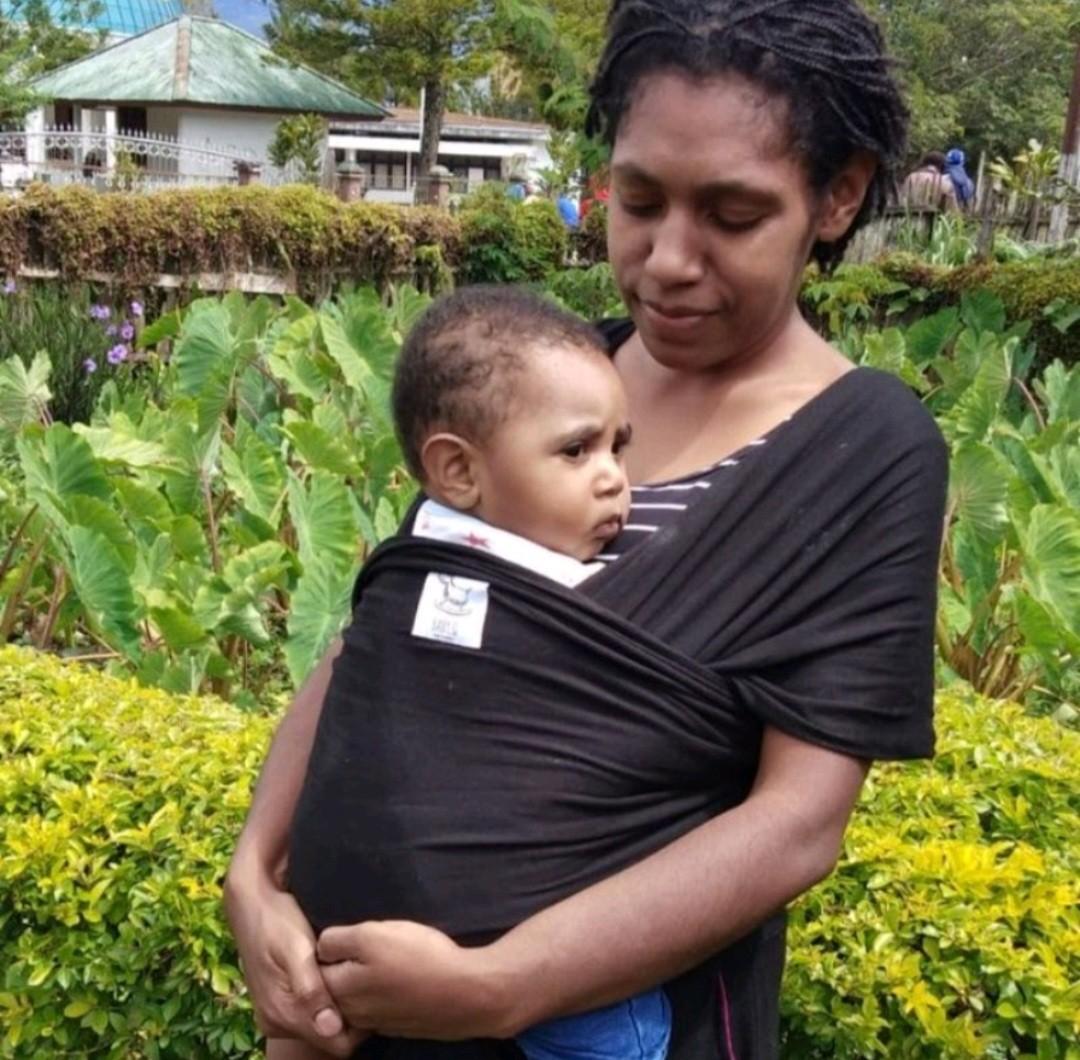 Baby q strechy wrap / baby wrap / gendongan m shape, Bayi & Anak