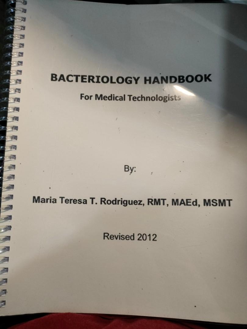 Bacteriology Handbook Rodrigruez, Hobbies & Toys, Books & Magazines