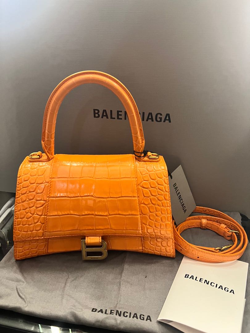 Balenciaga hourglass orange on sale