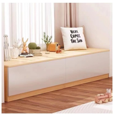 Bay window cabinet storage cabinet floor-to-ceiling windowsill cabinet ...