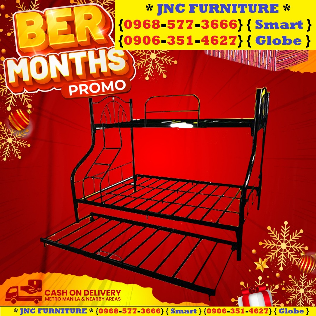 beds double deck BUNK BED with PULL OUT 36x48x75 stock 1595, Furniture ...