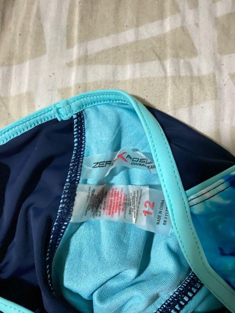 Blue dye one piece sporty swimsuit, Women's Fashion, Swimwear, Bikinis