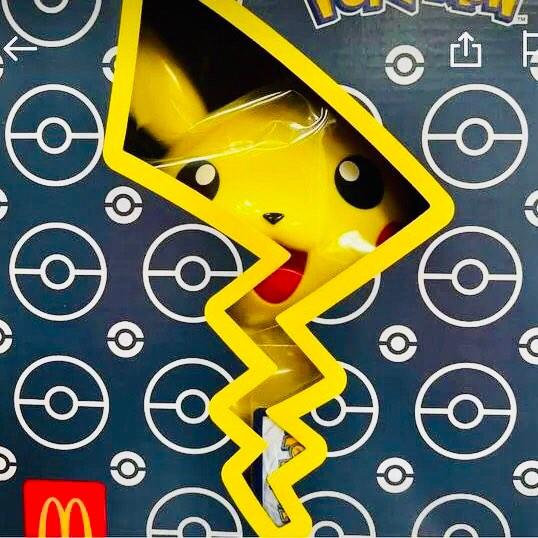 BNIB McDonald’s Limited Edition Pokemon Pikachu Carrier and Hologram
