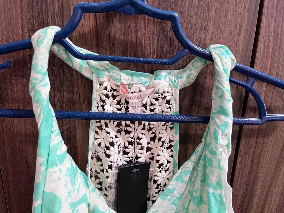 BNWT Original Guess Summer Dress (Category: Dresses) located in General Trias. Submitted by ClosetCleanup (Listing ID 1183569970, Image 3). Description: Brand new, but has a tiny unnoticeable stain on the mid part of the dress at the back. Can be removed I think, when washed. Not sure how it got stained, nasa closet lang naman. Size S-M, very nice back details. Comfy and lightweight fabric. Perfect outfit for summer getaways or sunset viewing by 