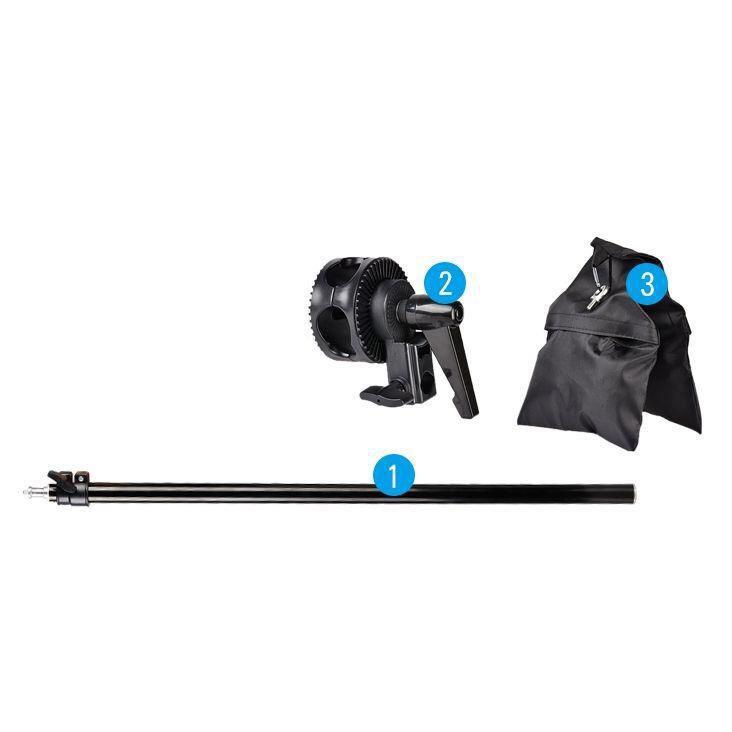 Boom Arm Extension (Mount HP/Soft Box/Camera/Ring Light)/ HP Tripod Top