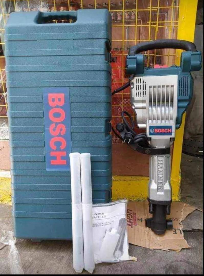 BOSCH JACKHAMMER 95MM/2850W, Commercial & Industrial, Construction Tools & Equipment on Carousell