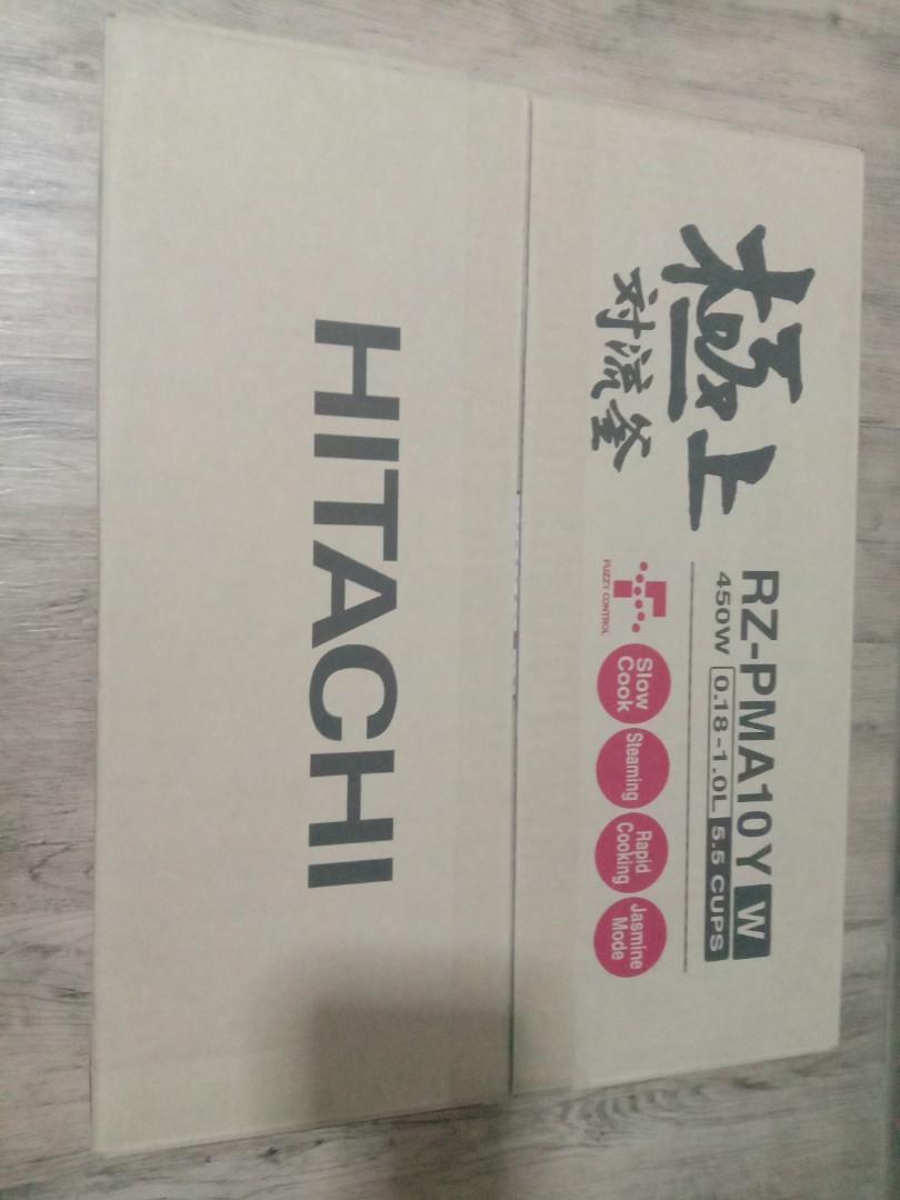Brand new Hitachi rice cooker model RZPMA10Y, TV & Home Appliances