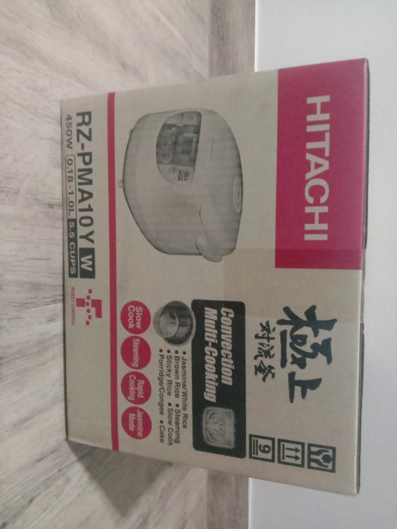 Brand new Hitachi rice cooker model RZPMA10Y, TV & Home Appliances