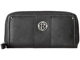 Brand New RELIC by FOSSIL black long wallet checkbook holder purse