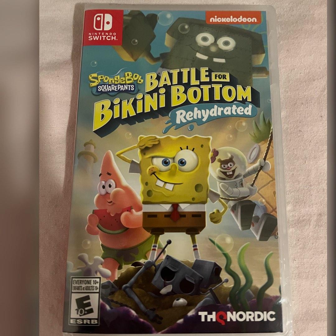 BRAND NEW* SpongeBob Square Pants Battle For Bikini Bottom Rehydrated  Switch Nintendo Game Sponge Bob SquarePants, Video Gaming, Video Games,  Nintendo on Carousell