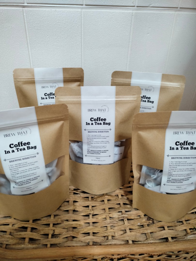 Brewed coffee in a tea bag, Food & Drinks, Beverages on Carousell