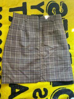 Brown vintage winter skirt